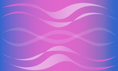 Abstract purple background, semitransparent curved wave-shaped lines.