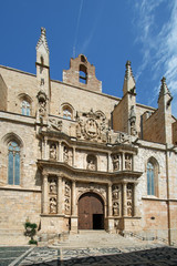 The church of Santa Maria in Montblanc town, Catalonia, Spain