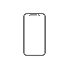 Modern Smartphone icon. Vector illustration, flat design.