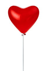 Fototapeta na wymiar Red heart balloon