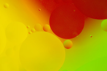 bubbles shape with colorful background