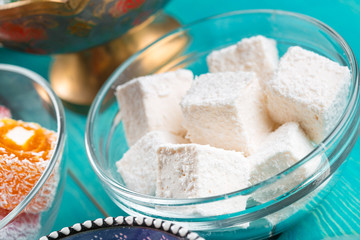 Turkish delight close up