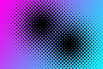Obraz premium Duotone gradient dot background