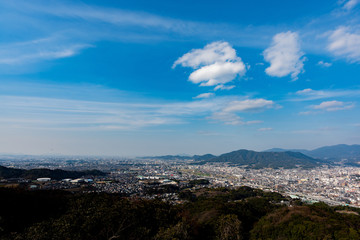 天拝山からの眺め