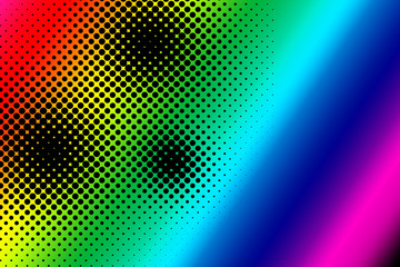 Duotone gradient dot background