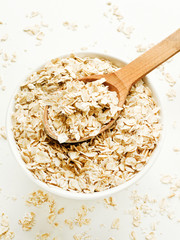 Bowl with oatmeal