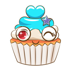 cupcake vector clipart design