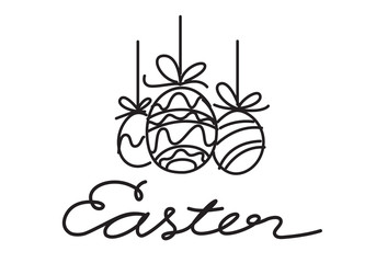 hand draw easter, vector