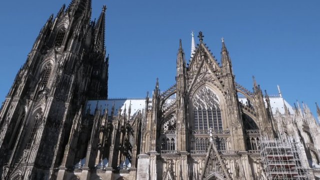 K&ouml;lner Dom, rechte Seite, Panorama