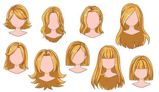 Featured image of post Cartoon Hairstyles From The Back Ask the hairstylist to layer the hair down to the earlobes