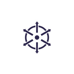 Obraz premium expansion icon, vector