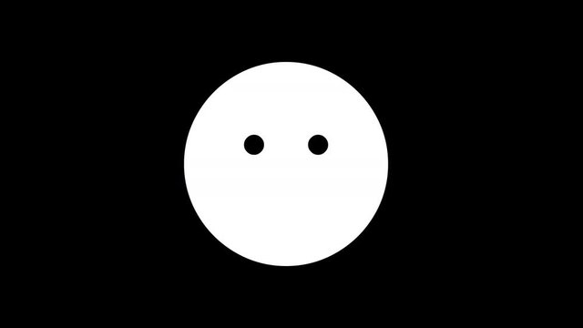From the Glitch effect arises meh blank symbol. Then the TV turns off. Alpha channel Premultiplied - Matted with color black