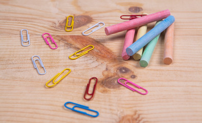 colored chalks and scrapie