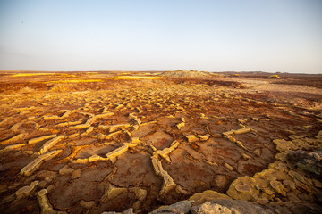 Danakil Depression in Ethiopia