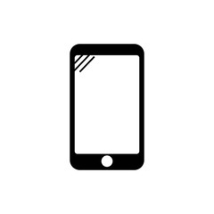 Smartphone Icon in trendy flat style isolated on white background. handphone symbol for your web site design, logo, app, UI. Vector illustration, EPS10. - Vector