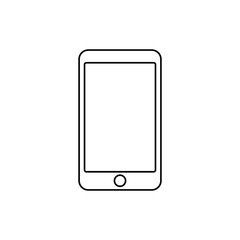 Smartphone Icon in trendy flat style isolated on white background. handphone symbol for your web site design, logo, app, UI. Vector illustration, EPS10. - Vector