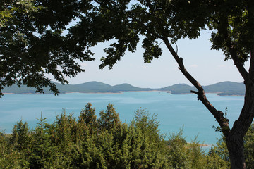 Obraz premium Artificial Lake Plastira of Karditsa central Greece Europe