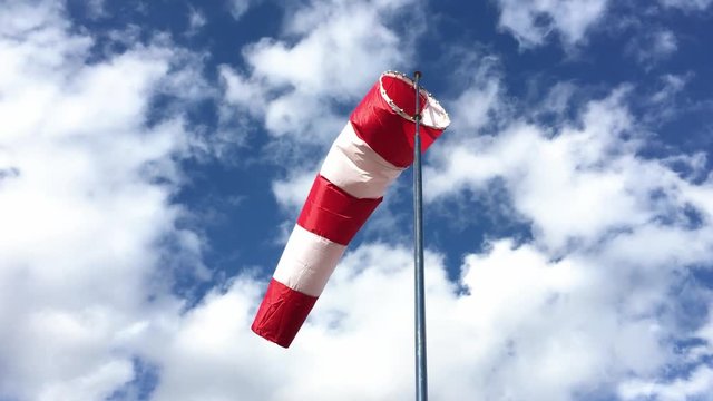 Professional Red and White Weathervane.