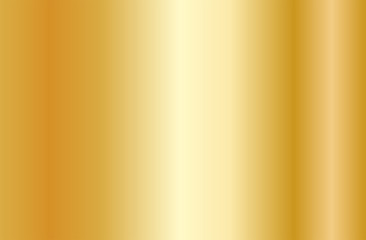 Realistic gold gradient texture. Shiny golden metal foil gradient. Vector illustration