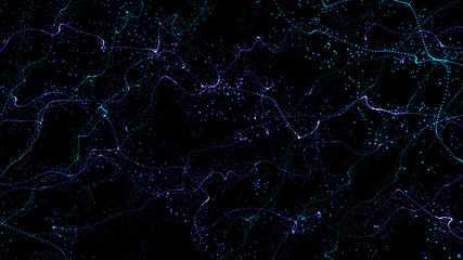  Abstract background, particle field
