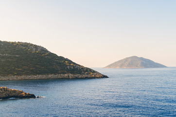 The turquoise sea near Kas, Antalya, Turkey