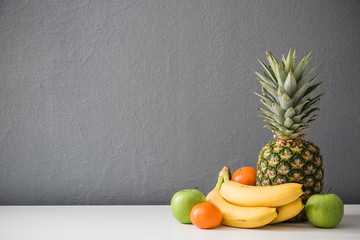 Contemporary fruit still life