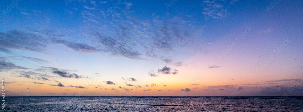 Wall mural sunset, taken at kuredu, maldives