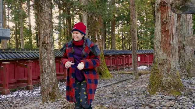 Snowball Fight With Tween Girl, POV