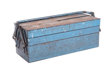 Old metal toolbox