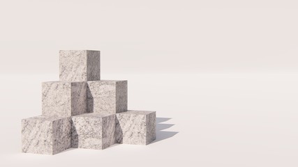 cubic texture copyspace 3d rendering background