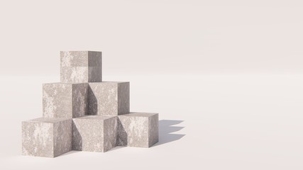 cubic texture copyspace 3d rendering background