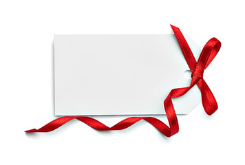 ribbon bow card note chirstmas celebration greeting