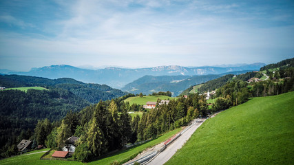 Fototapeta na wymiar Alpine landscape in summer, Tyrol, Bolzano, Italy