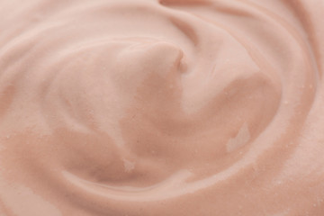 Obraz premium Texture of tasty yogurt, closeup