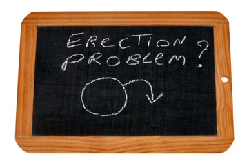 Fototapeta premium Erection problem