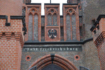 Obraz premium Exterior of Fort Friedrichburg. Monument of architecture of 1745. Kaliningrad, Russia