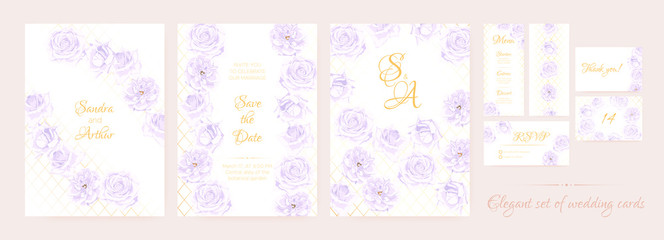 Wedding Invitation Floral Collection.