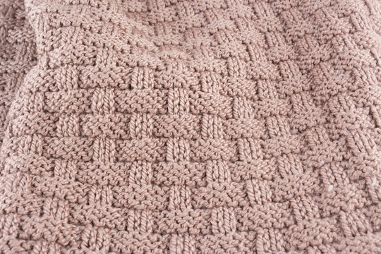 Hand knitted texture