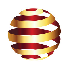 Red and Gold Gradient Logo