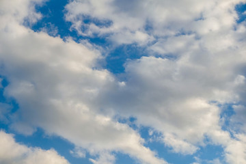 blue sky with clouds