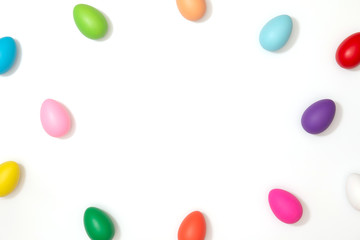 Colorful Easter egg decoration. Spring season concept. Happy Easter Day.
