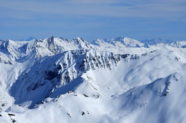 Fototapeta premium sport d'hiver...grisons