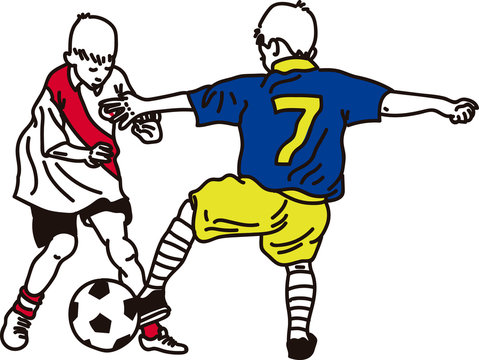 Ni&ntilde;os futbolistas