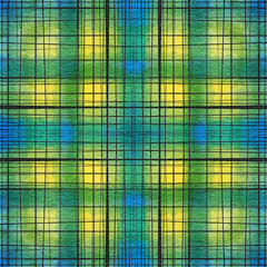 Tartan fabric texture