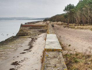 Baltic sea with  smooth level within absolut windless.