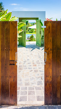 door with pool in Bali Indonesia
