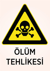 biohazard warning sign
