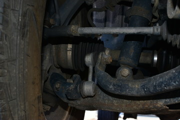 車のサスペンション