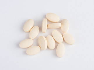Fototapeta na wymiar white tablets health