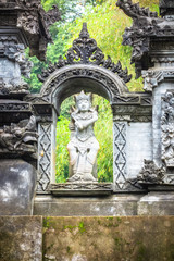 a Hindu statue in Bali Indonesia